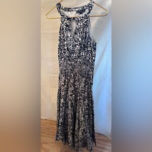 INC Black and White Sleeveless Dress